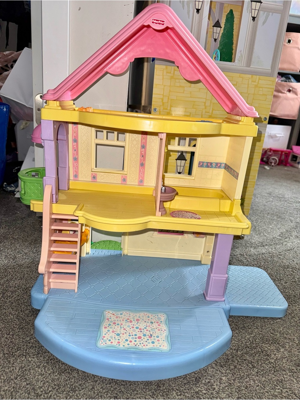Fisher Price My First Dollhouse L9502 2005 Vintage Original Stickers Sound Works